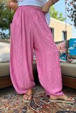 Tasha Damask Bloom Pant Indian Pink